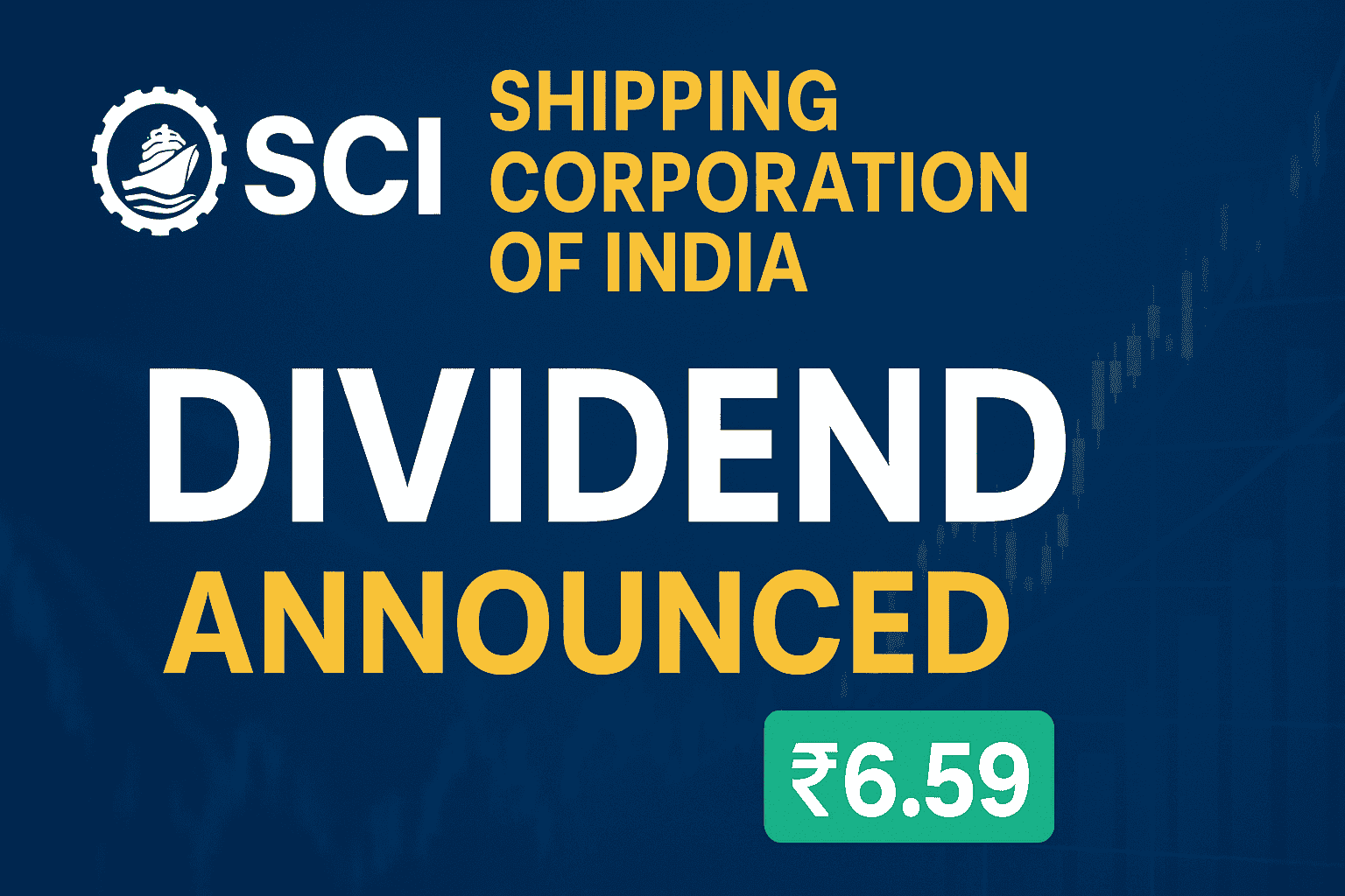Shipping Corporation of India Announces Dividend
