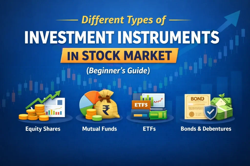 Different Types of Investment Instruments in Stock Market (Beginner’s Guide)